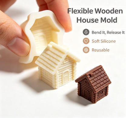 Mini Vintage Castle Silicone Molds - 4-Piece Set for Fondant, Chocolate, Cake Decorating, Soap & Resin - Food-Grade, Non-Stick, Easy Release Architecture Mold for DIY Crafting and Baking