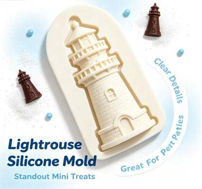 Mini Vintage Castle Silicone Molds - 4-Piece Set for Fondant, Chocolate, Cake Decorating, Soap & Resin - Food-Grade, Non-Stick, Easy Release Architecture Mold for DIY Crafting and Baking